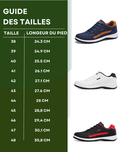 Marnval OrthoX™ - chaussures de confort ergonomiques anti-douleur unisexes