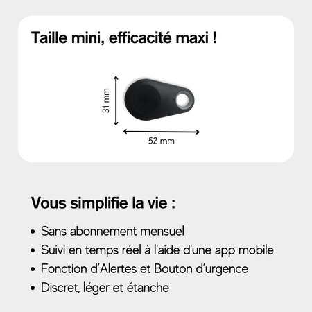 Traceur GPS Enfant Sans Abonnement 3 en 1 | Marnoval